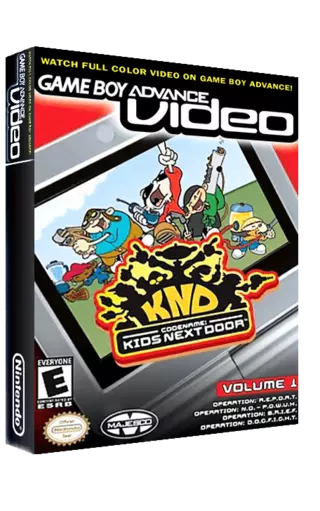 jeu Game Boy Advance Video - Codename - Kids Next Door - Volume 1